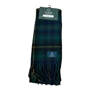 Clans Scotland Multicolor Plaid Lambswool MacInnes Hunting‎ Modern Scarf